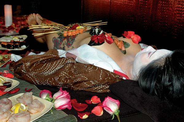 Nyotaimori or Naked Body Sushi | Stag Weekends In Latvia.