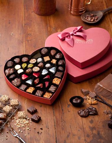 Yum. The Heart Box Collection from Ethel M.