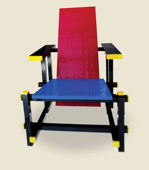 Yes, this chair is made of Legos.