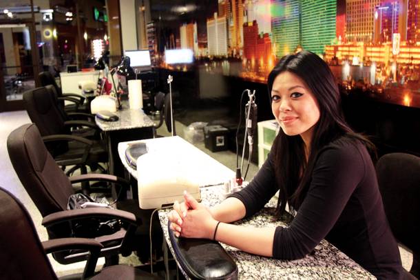 Manicurist Kim Vy spends her nights painting nails and swapping secrets.