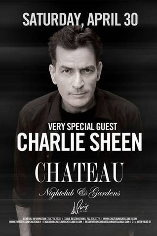 Charlie Sheen at Chateau