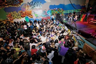 Now closed, Area 702 was one of the last all-ages venues in the city.