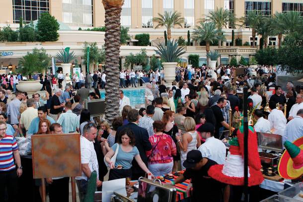 Foodies gathered at the Palazzo pool deck last week to attend the Epicurean Affair, just one of many spring food festivals in the city.