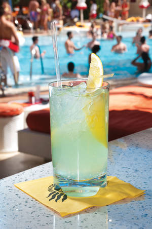 The Skinny Lemonade at Encore Beach Club.
