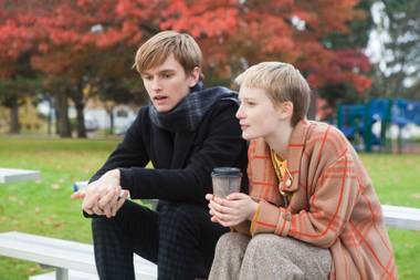 Henry Hopper and Mia Wasikowska wish they were in a better movie in ‘Restless’.