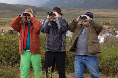 Wilson, Martin and Black bring their comedic talents to the art of … birdwatching.
