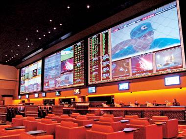 The sports book at Red Rock Resort.