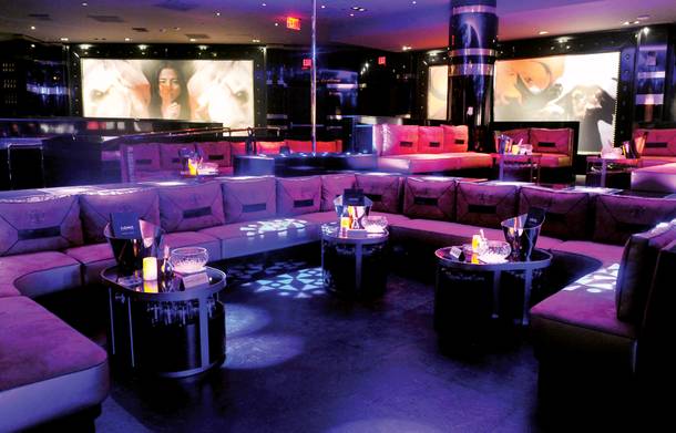 An interior view of the new nightlife venue at the Mirage.