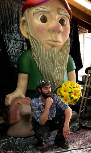 Jesse Smigel's giant gnome