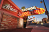 A view of Atomic Liquors, the oldest standing bar in Las Vegas, on Fremont Street, June 27, 2012.