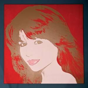 An Andy Warhol artwork of Pia Zadora as seen in her home July 19, 2012.