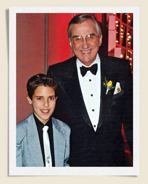 Frankie Moreno and Ed McMahon shown during Moreno's 1986 appearance on Star Search, when Moreno was just 10 years old.