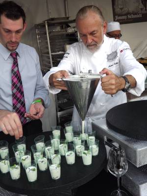 Hubert Keller serves up snacks at the annual culinary festival, which featured lots of top Vegas talent this year.