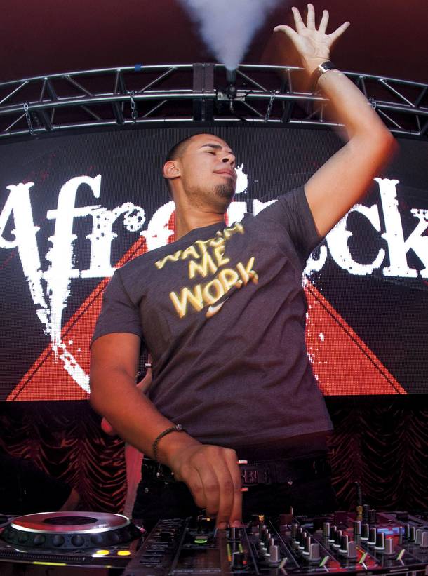 All jacked up: Afrojack rocks the party at Surrender.