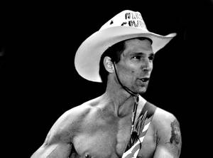 Photograph: Robert Burck The Naked Cowboy - Las Vegas Weekly
