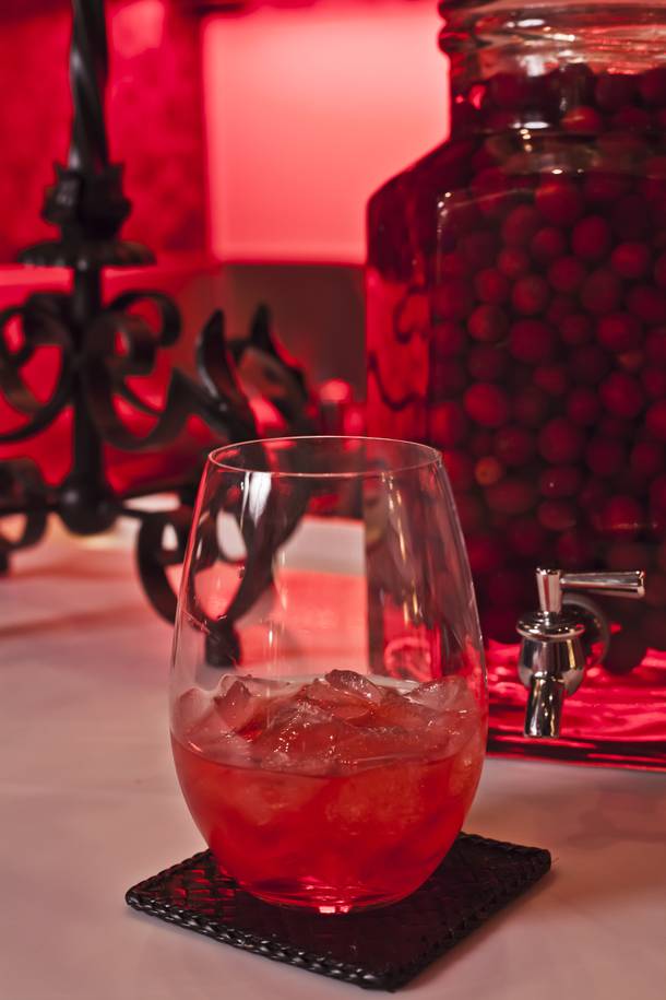 Seasonal infusions are a key ingredient at Scarlet. This cranberry tequila is way better than you think.