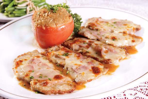 Lightly battered veal Francaise is a popular entree at Michael's.