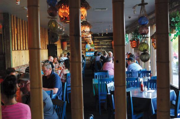 The Hush Puppy's country-style decor is unlike any other restaurant in Las Vegas.