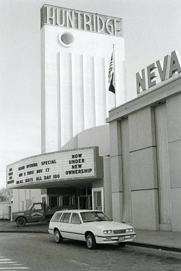 The Huntridge, during its movie-theater era.