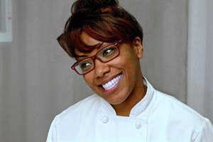 The VIP dining cuisine is courtesy of <em>Top Chef: Seattle</em>'s Nyesha Arrington.