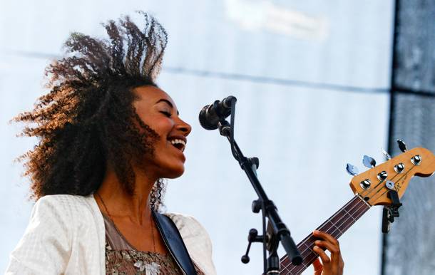 Esperanza Spalding performs at the Austin City Limits Music Festival in 2012.