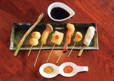 Kushiage is one of the newest Japanese cuisines to land in Chinatown.