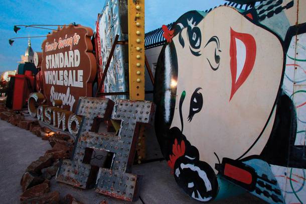 The Neon Museum offers guided tours at night.
