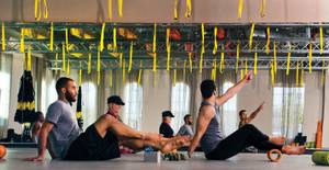 The Tru Trigger Point class at TruFusion Yoga blends yoga with the latest exercise trends like TRX.