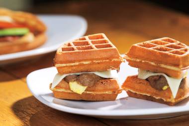 Thin waffles, thick Belgians, waffle sandwiches ... Tiabi Coffee & Waffle Bar does it all.