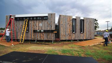 The residence took second place in the U.S. Department of Energy's international Solar Decathlon last year.