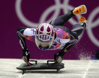 Skeleton racer Noelle Pikus-Pace snared a silver medal in Sochi.