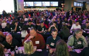Hundreds turned out to help the D break the record for the largest speed-dating event—Well, that and to maybe find a date.