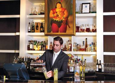 The property's new mixologist walks the line between geeking out and pleasing the people.