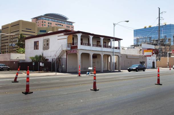 The Victory Hotel opened in 1910, just five years after the land auction that established Clark's Las Vegas Townsite.