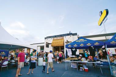 Find fresh air, live local music and a beer-drinking contest at the BC bash.