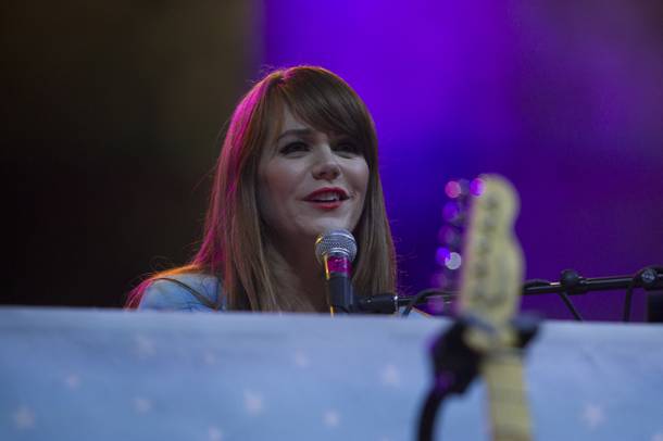 Jenny Lewis performs at Life is Beautiful on October 24, 2014 in downtown Las Vegas.
