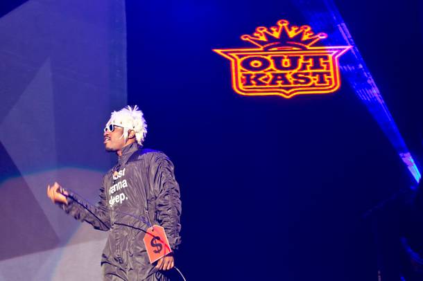 Outkast closes night 2 of the Life is Beautiful music festival in downtown Las Vegas, Sat. Oct 25, 2014.
