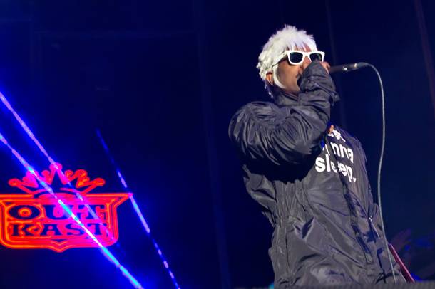 Outkast closes night 2 of the Life is Beautiful music festival in downtown Las Vegas, Sat. Oct 25, 2014.