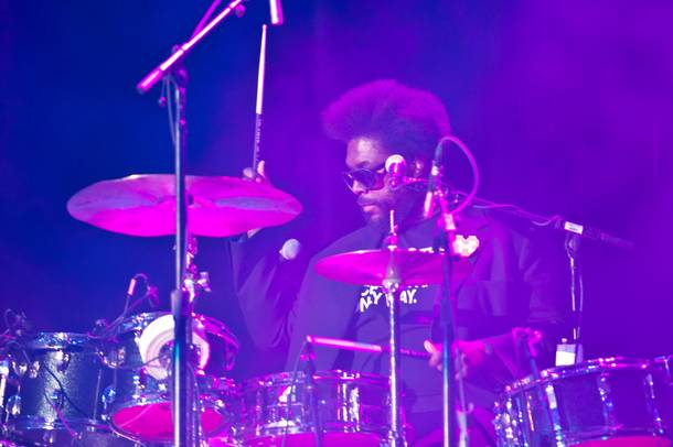 The Roots perform on day 2 of the Life Is Beautiful music festival in downtown Las Vegas, Sat. Oct 25, 2014.