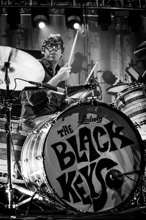 The Black Keys' Patrick Carney performs at the Cosmopolitan's Chelsea music venue.