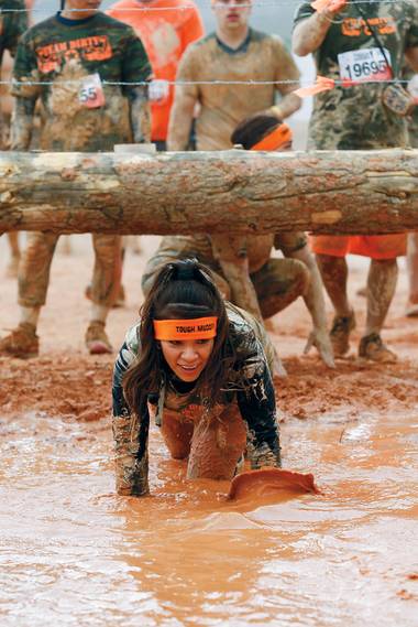 A daylong obstacle race? Yeah, six-pack abs might help.