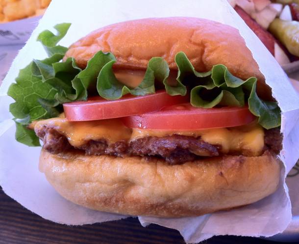 The Shackburger arrives on the Strip on December 29.