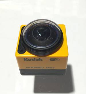 Kodak's SP360 shoots 360 degrees of 1080p HD video.