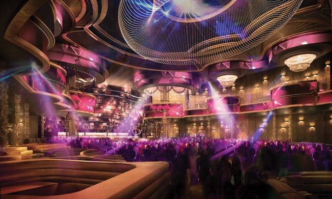Omnia Nightclub rendering Caesars Palace