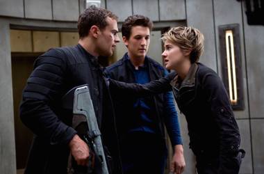 Tris spends most of the movie on the run, which isn't a bad thing.