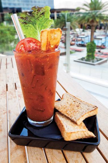 Hash House A Go Go takes garnishes seriously.