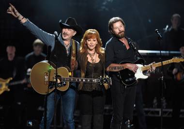 Reba is largely responsible for the early success of Brooks &amp; Dunn, and also for this residency.