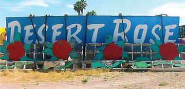 The Neon Museum launched an Indiegogo campaign to fund the restoration of its Desert Rose Motel sign.
