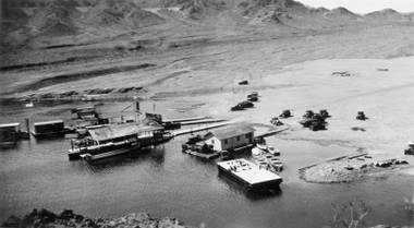 A 1936 image of Lake Mead’s Boulder City Boat Landing, one of the photographs featured in the national recreation area’s new Virtual Museum.