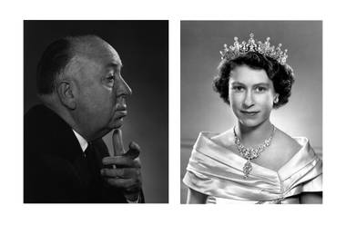 Hitchcock and Elizabeth, two works featured in Yousuf Karsh: Icons of the 20th Century, opening March 18 at Bellagio Gallery of Fine Art.